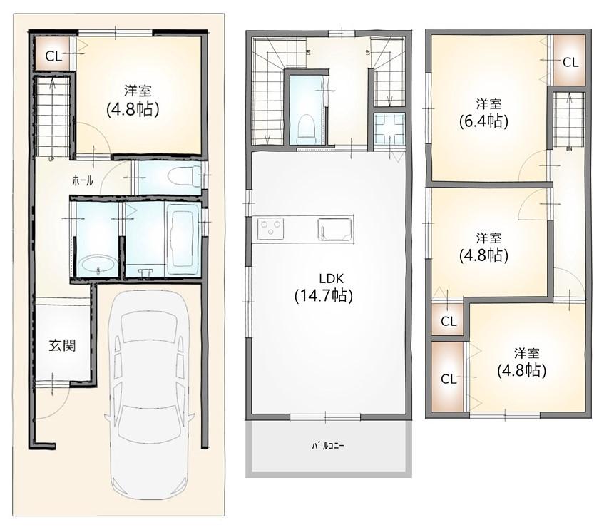 鴫野西３（鴫野駅） 2220万円