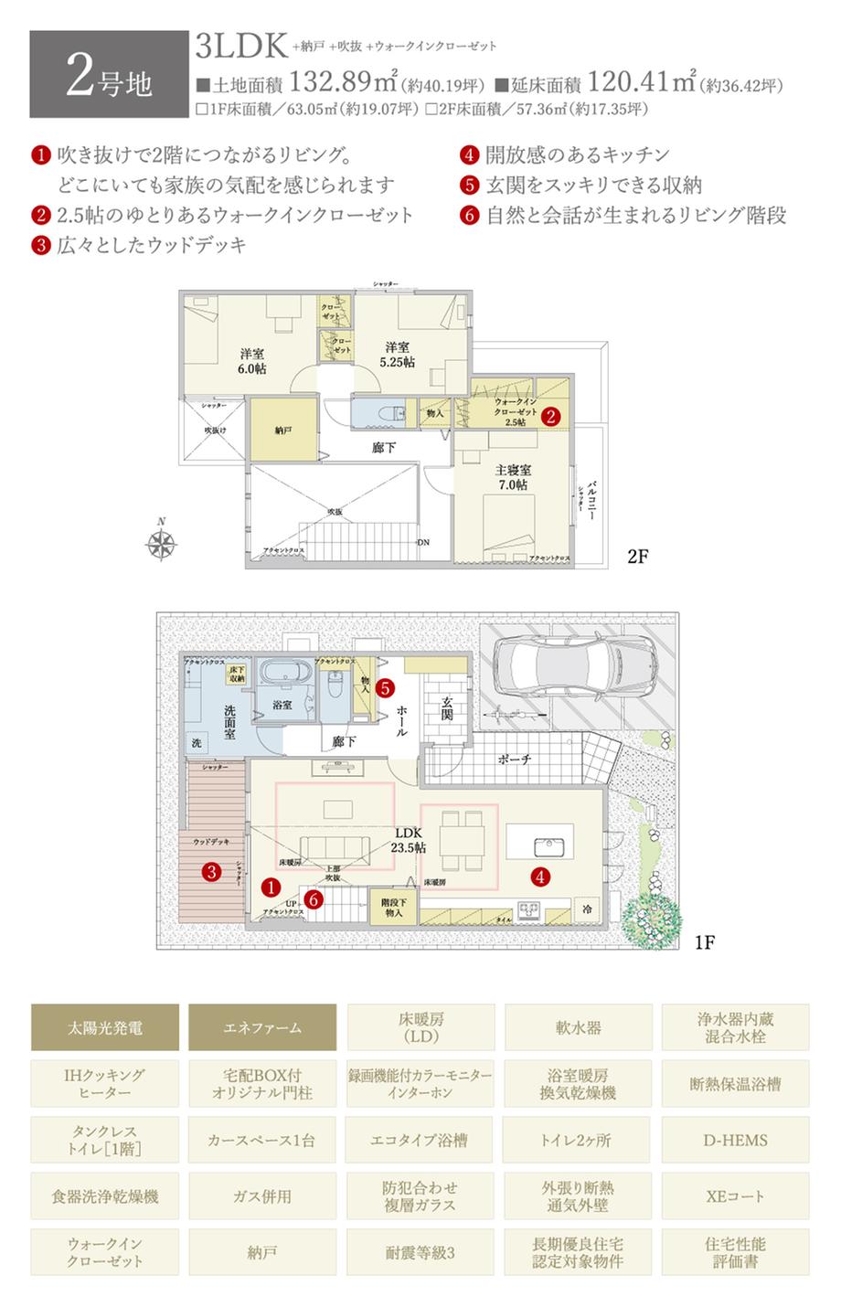 まちなかジーヴォ旭区新森II 2号地　(分譲住宅)【ダイワハウス】