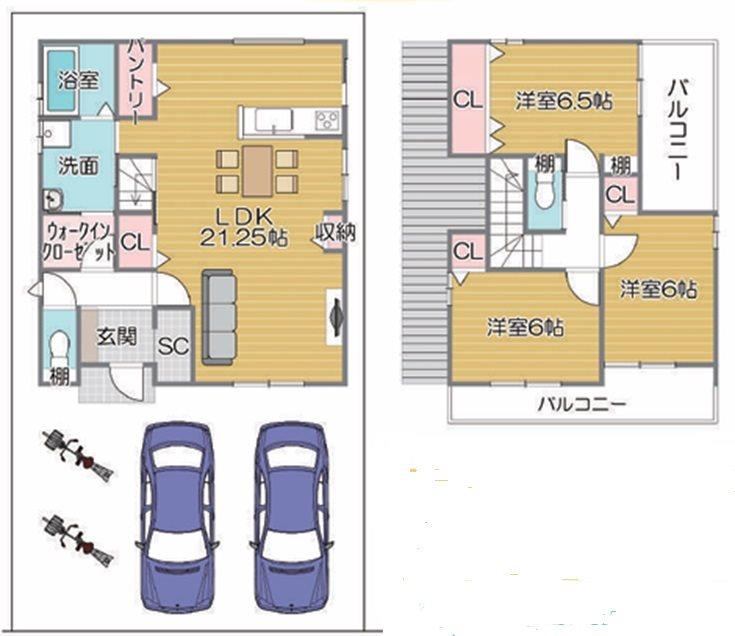 大原野上里勝山町 2400万円