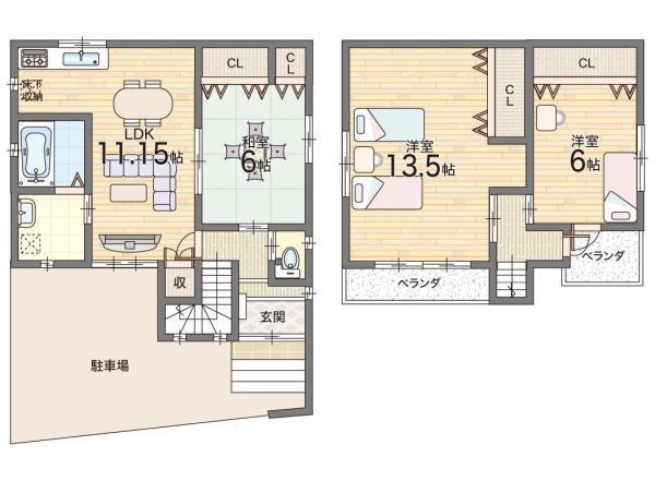 金岡２（弥刀駅） 2680万円