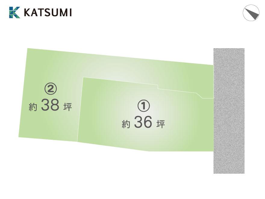 ■KＡＴＳＵＭＩ■明石市大久保町松陰　パールヒルズ松陰　 ２区画　