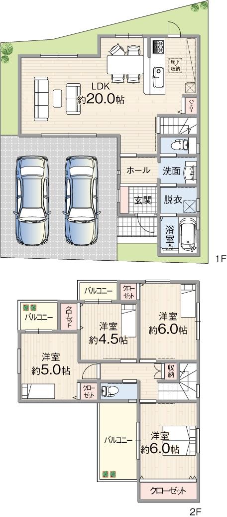 中野北４ 3780万円・3980万円