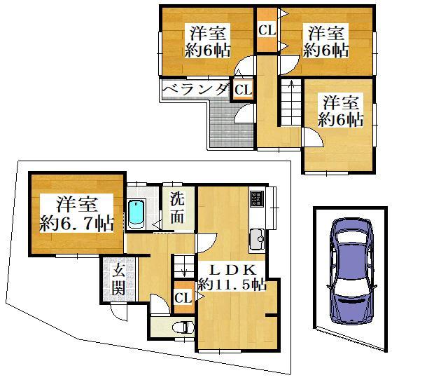 松丘町（宮之阪駅） 1380万円