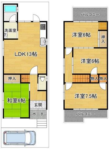 大北山原谷乾町（宇多野駅） 1030万円