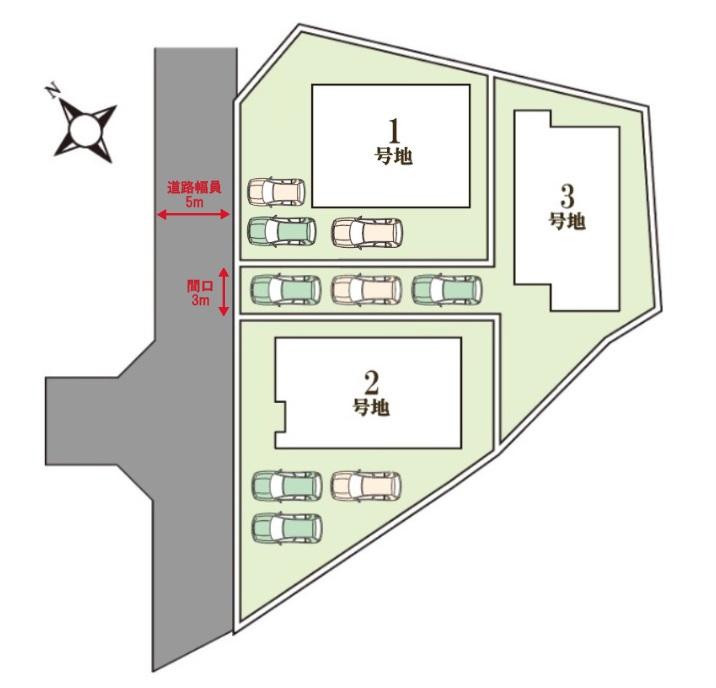 ワールドヒルズ新田3丁目　全3区画【建築条件付き土地】