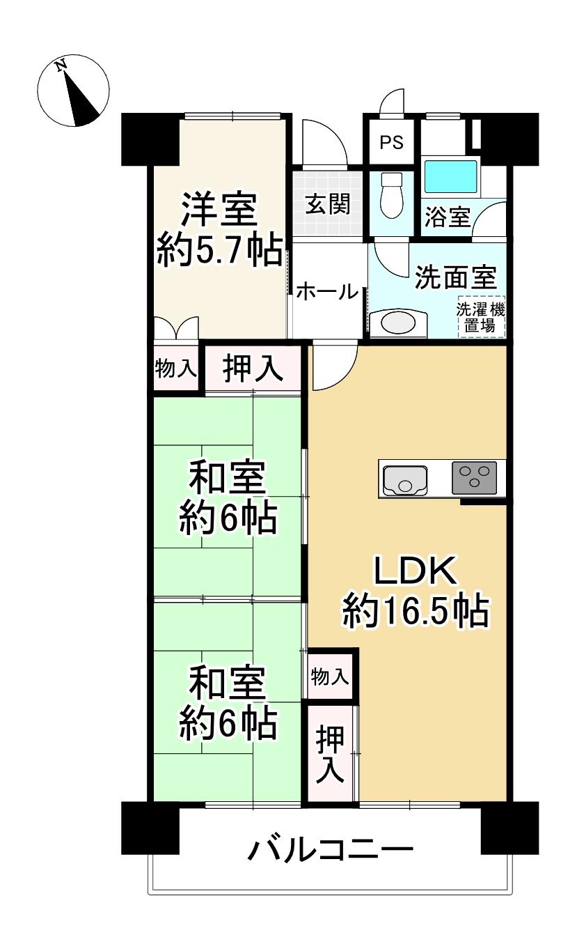 大阪マリンハイツ　１号棟