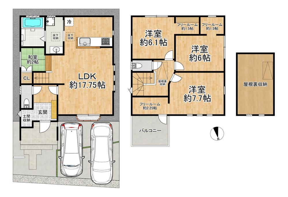 新井（東貝塚駅） 2698万円