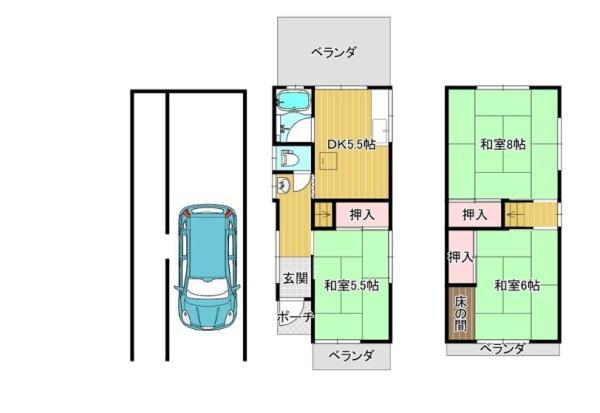 長吉六反２（長原駅） 680万円