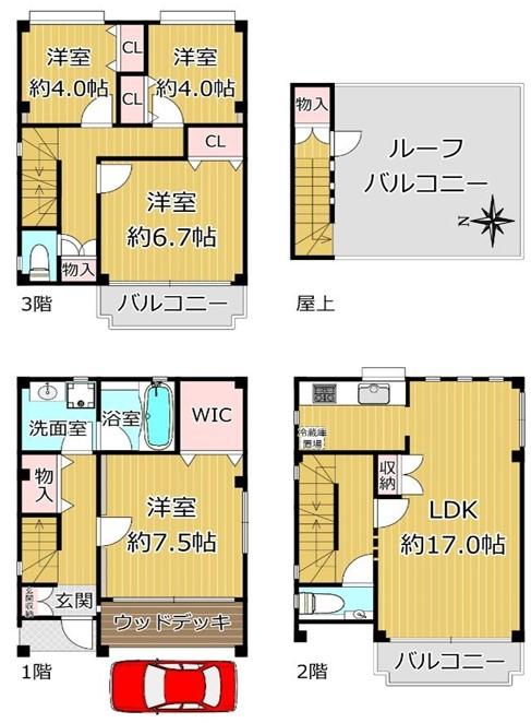 横堤１（横堤駅） 3980万円