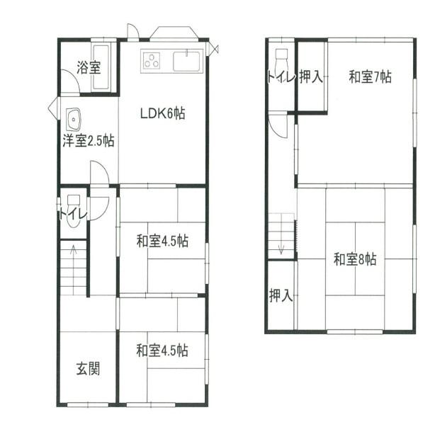 橋波東之町３（西三荘駅） 1800万円