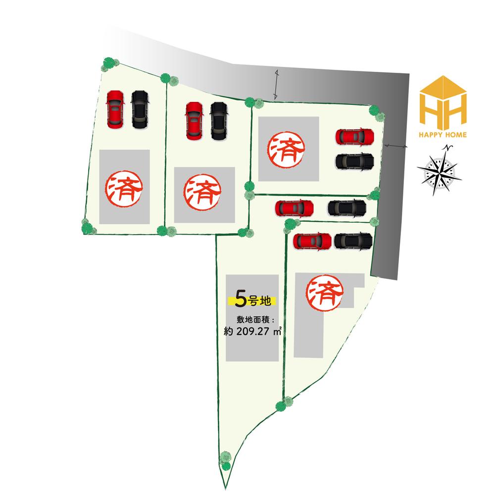 ～自由設計対応5区画～宝塚市山本中1丁目建築条件付き土地