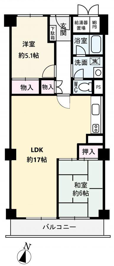 カネボウ三ツ池台マンション