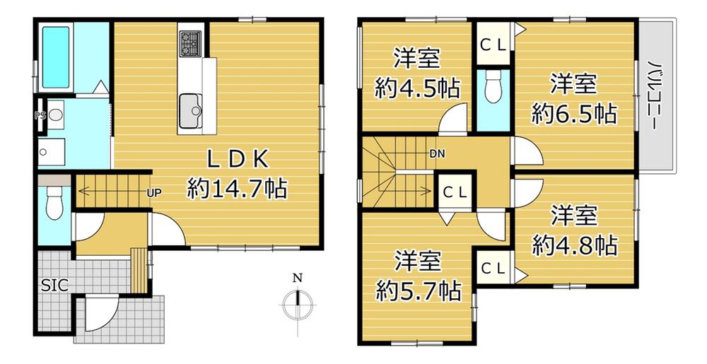 島泉７（高鷲駅） 3298万円～3598万円