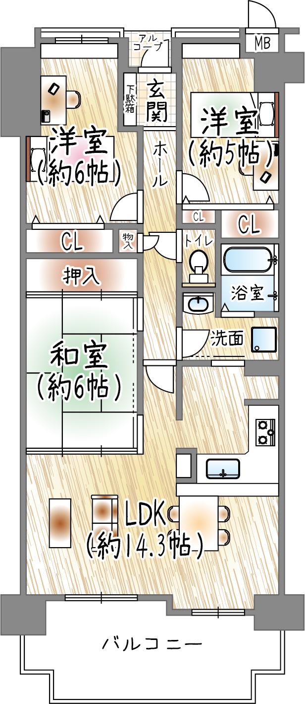 ラヴェニール宝塚中山台ドゥジェーム