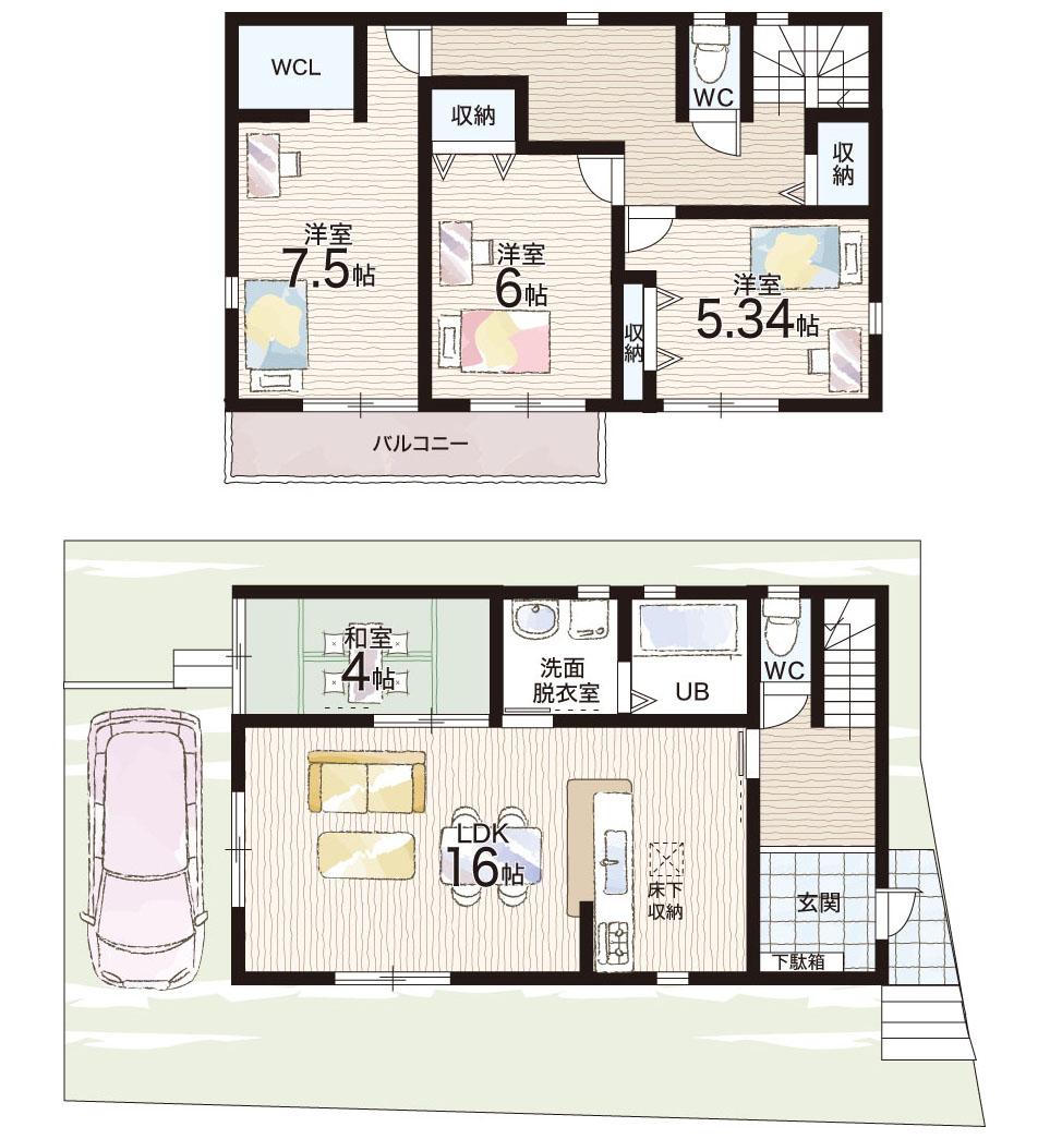 毛穴町 3480万円