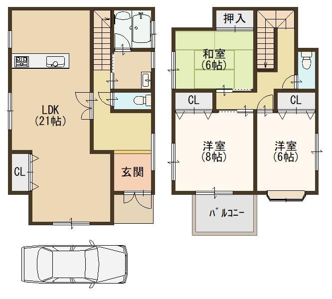 日置荘北町２（萩原天神駅） 2580万円