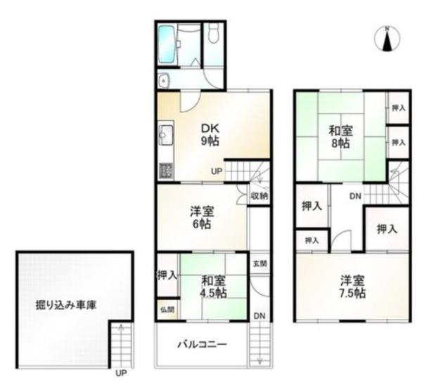 紫竹下梅ノ木町（北大路駅） 4280万円