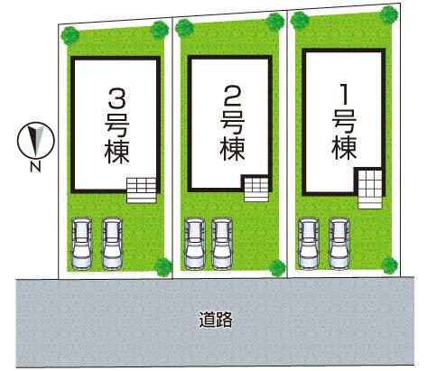 枚方市藤阪元町　全2邸　一戸建て