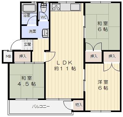 白川台南住宅４号棟