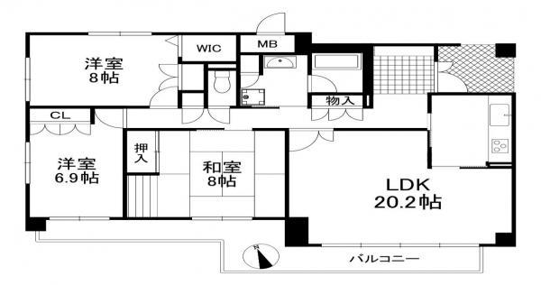 西宮名塩パークハウス34号棟