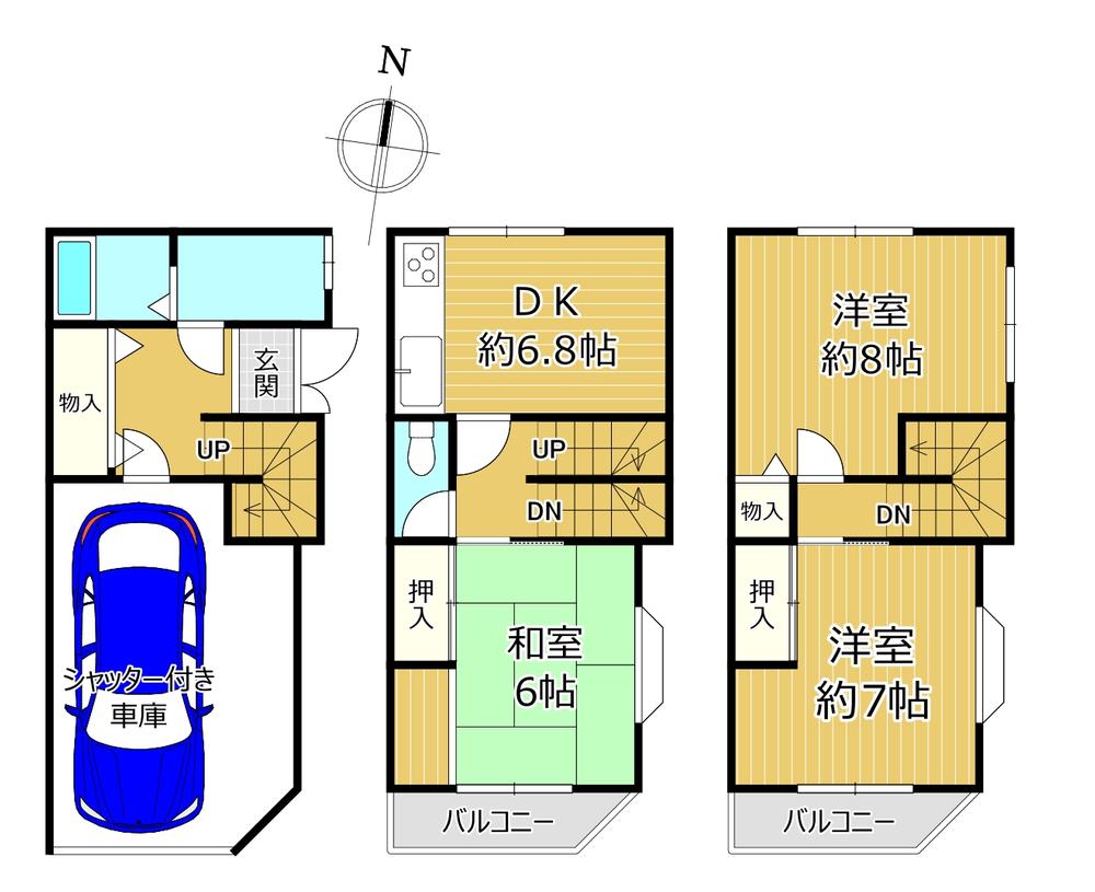 南恵我之荘３（恵我ノ荘駅） 680万円