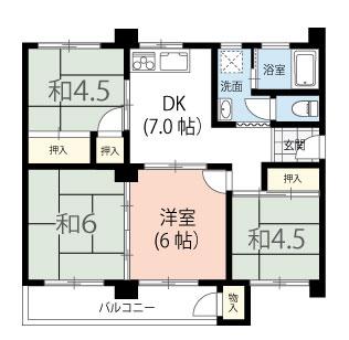 明舞一五団地　57号棟