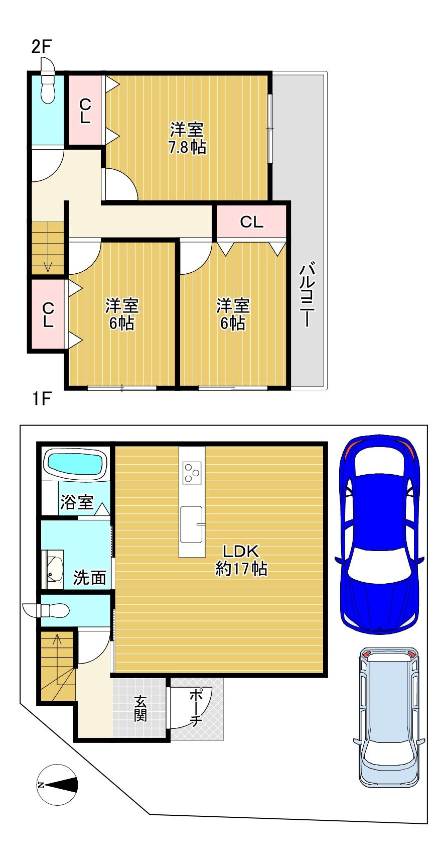 上之島町南２（河内山本駅） 1800万円