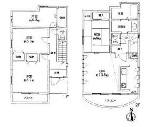 霞町（夙川駅） 5190万円