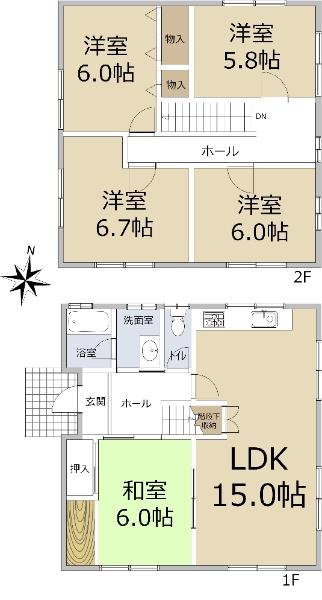 東ときわ台４（ときわ台駅） 1280万円