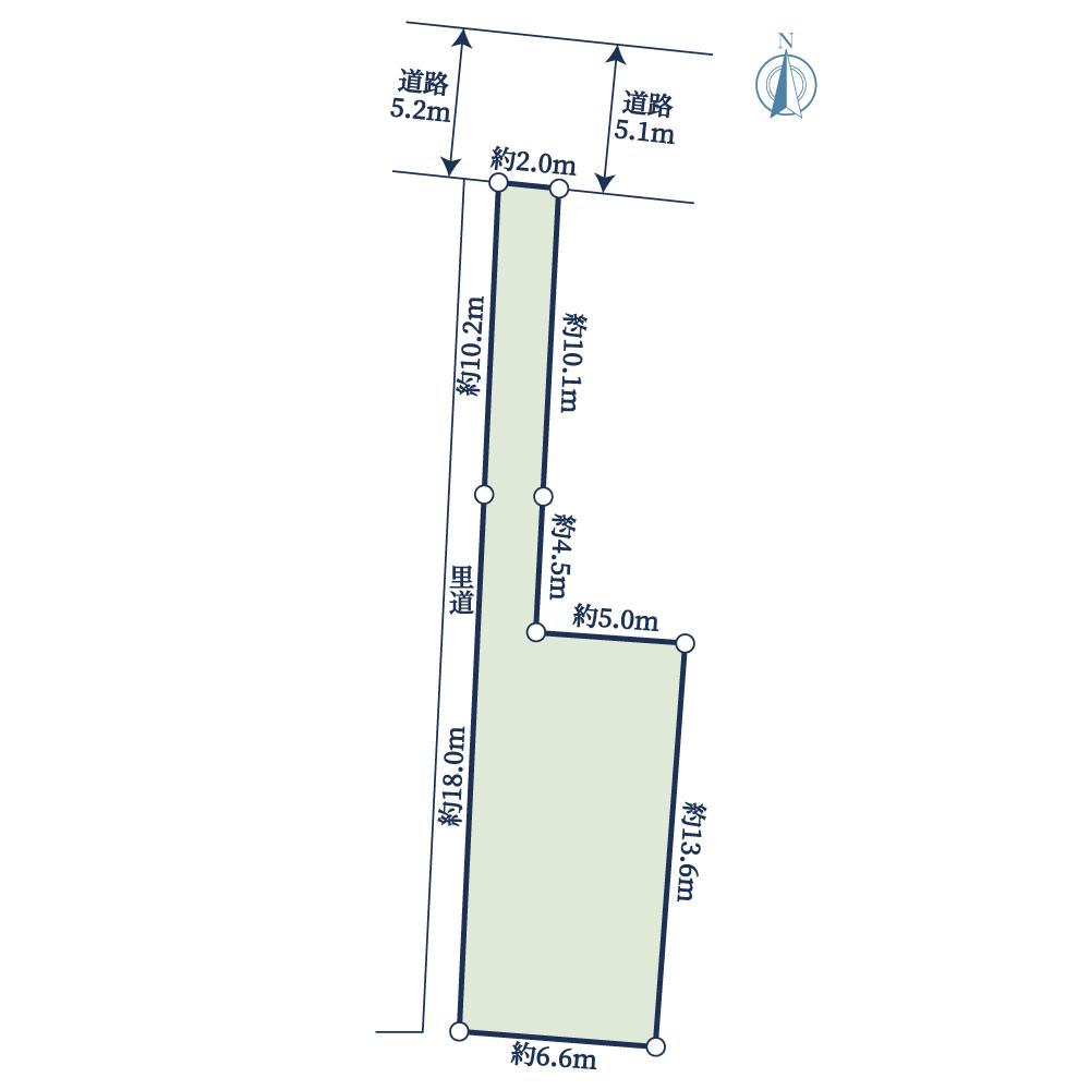 宇治市小倉町久保　条件付き土地1区画