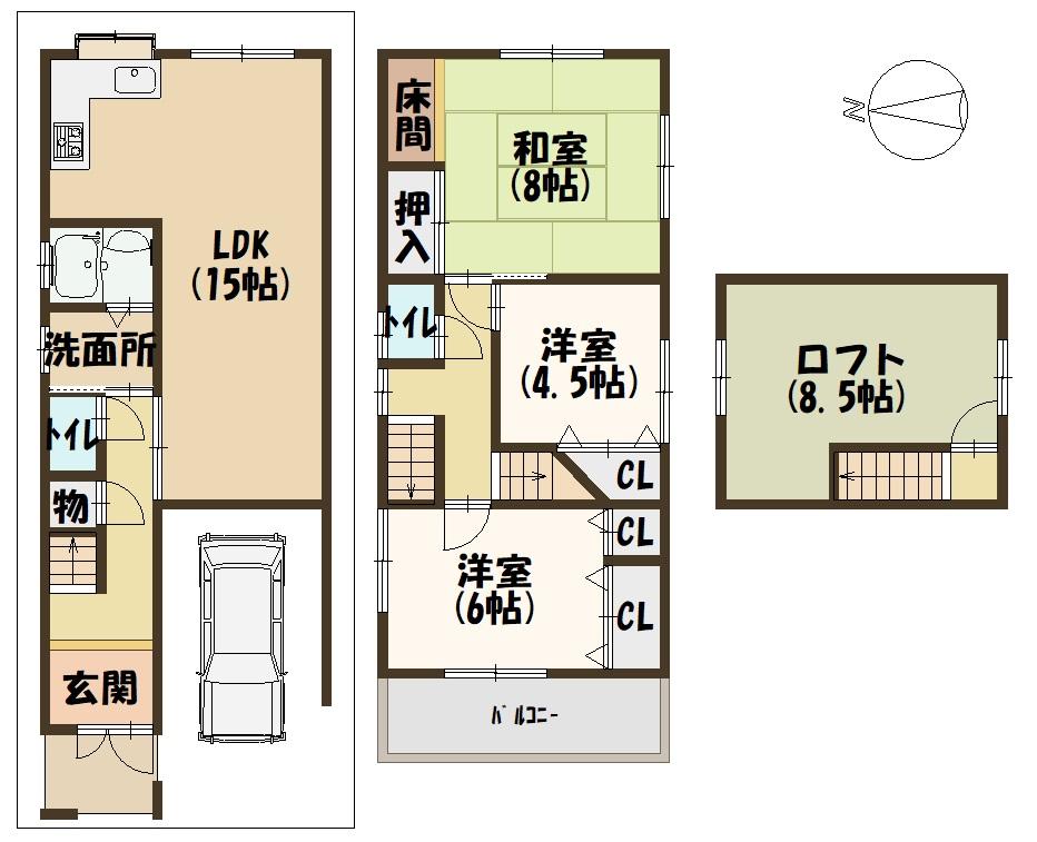 本町７（近鉄八尾駅） 2280万円