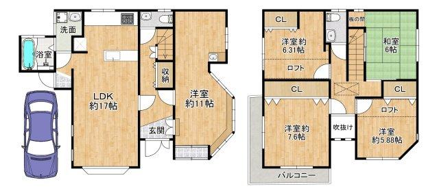 西賀茂水垣町 3280万円