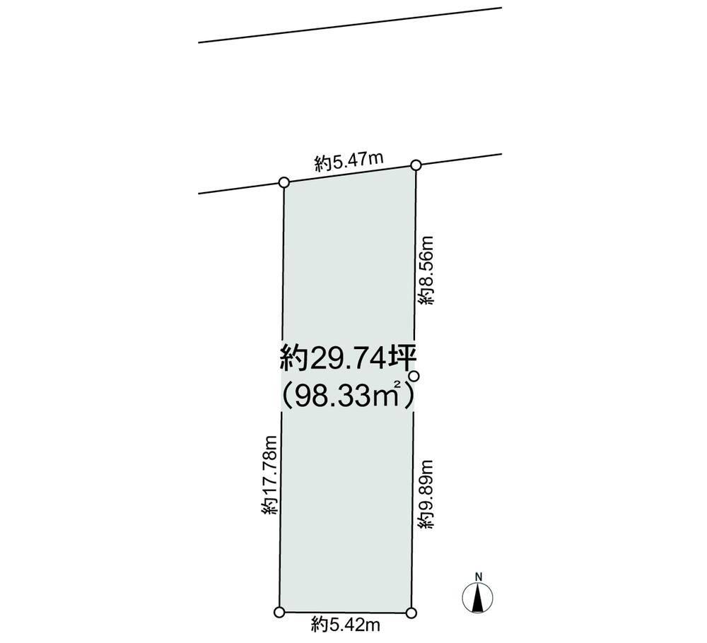 伊丹市荻野1丁目土地　建築条件なし土地！