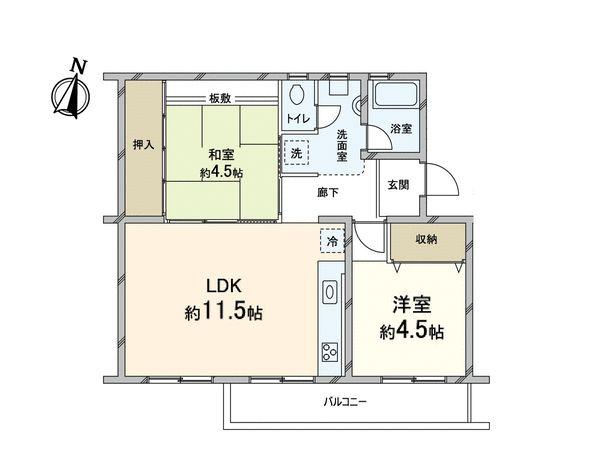 箕面如意谷住宅五号棟