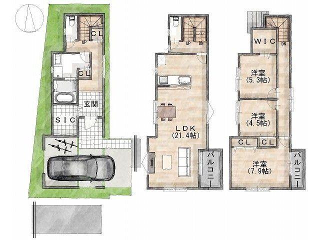 Frontier Gardens　大阪市鶴見区焼野２丁目　全１１区画