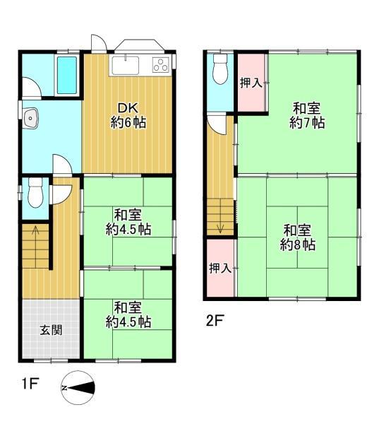 橋波東之町３（西三荘駅） 1800万円