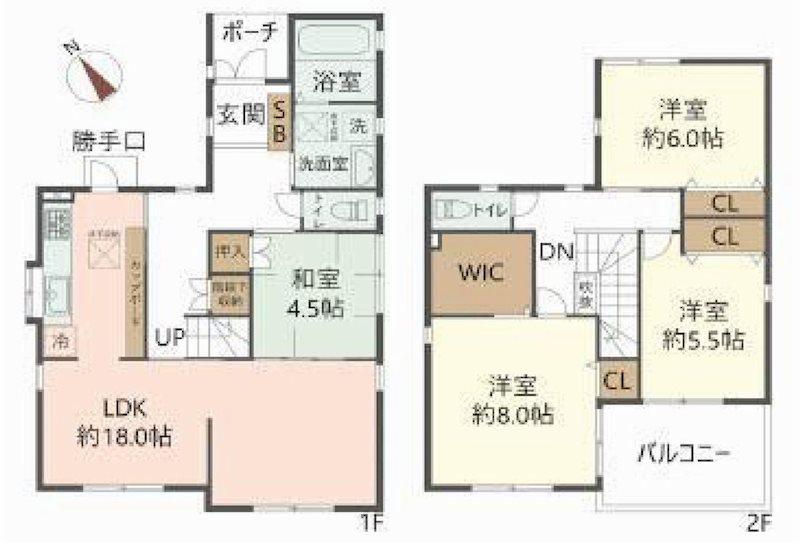 山手台新町２ 3380万円