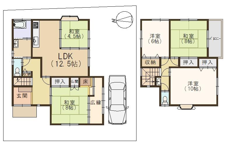 羽曳が丘西４ 1900万円