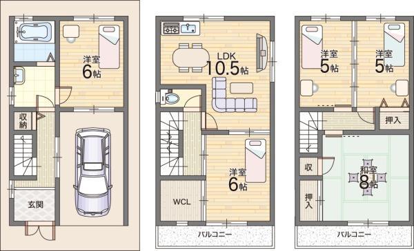 新喜多東１（鴫野駅） 2880万円