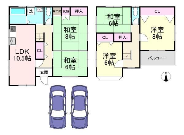 大字千代（笠縫駅） 1840万円