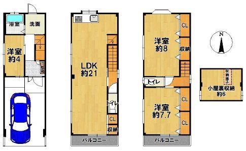 東中浜３（緑橋駅） 3300万円