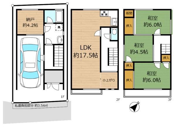detached 大阪府枚方市禁野本町１