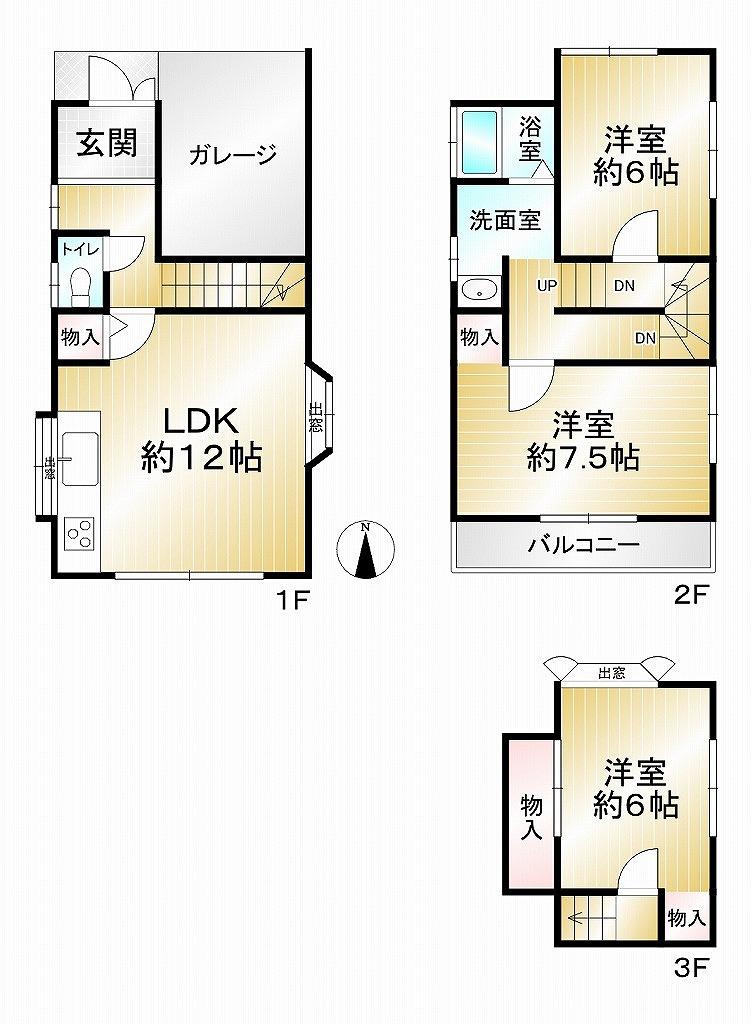 detached 奈良県生駒郡斑鳩町興留８