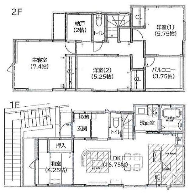 千里山西３（緑地公園駅） 7480万円