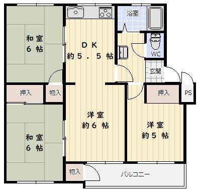 神陵台東住宅54号棟