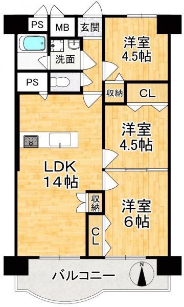 向島ニュータウンＣ棟 リフォーム済物件の中古 マンションの詳細情報（京都府京都市伏見区、物件番号:cf1e322488e53bc6b2ea80b6b270d8b8）【ニフティ不動産】