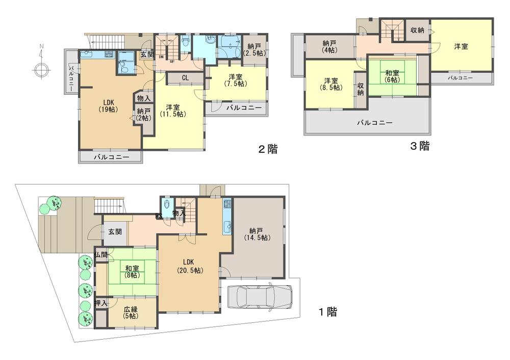 detached 大阪府茨木市五十鈴町