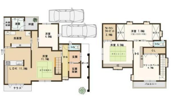 大枝北沓掛町７ 4880万円