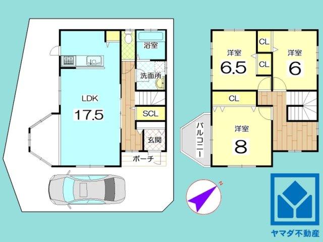 美濃山西ノ口（松井山手駅） 2480万円