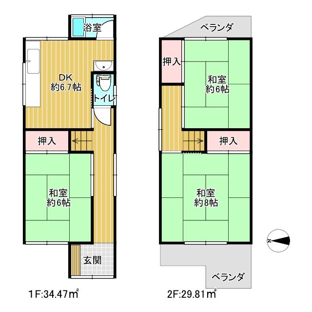 detached 大阪府枚方市甲斐田新町